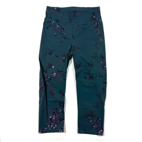 Sweaty Betty Zero Gravity Leggings Green Floral Print - Picture 1 of 9